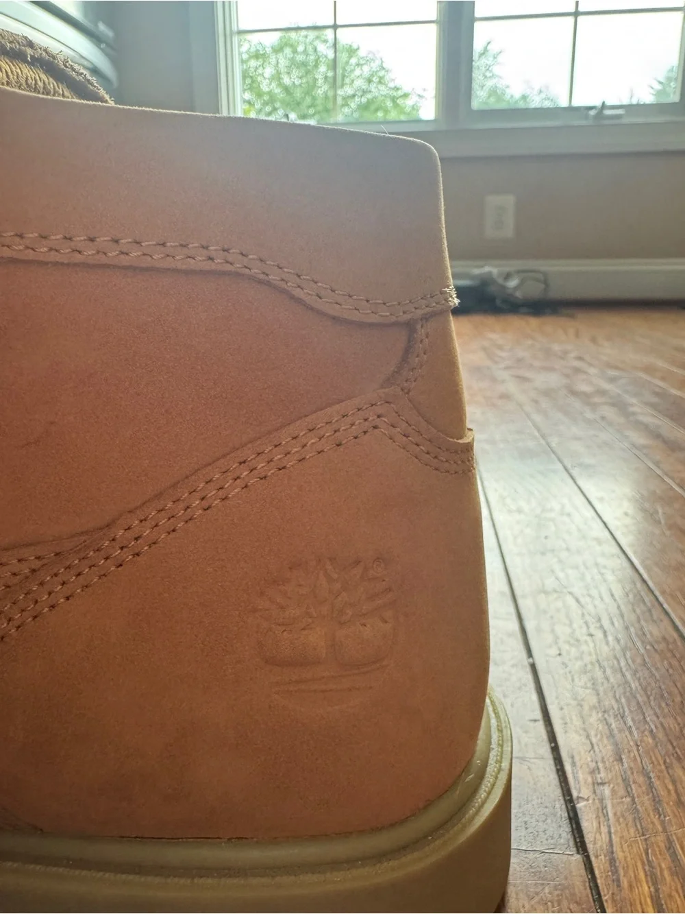 Timberland Men's Wheat Tan Nubuck Work Boot Chukka